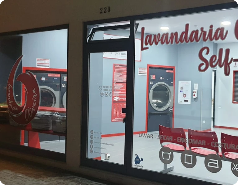 Fachada Lavandaria Oliveira
